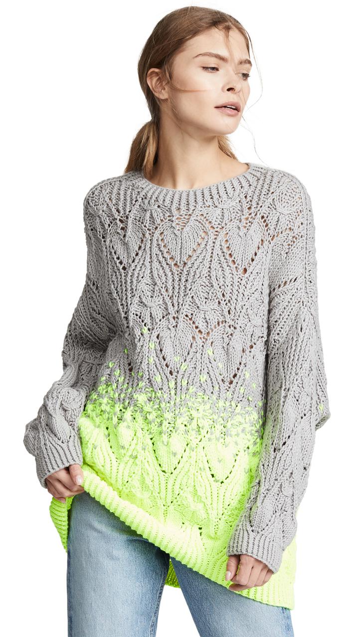 Vika Gazinskaya Ombre Hand Knit Sweater