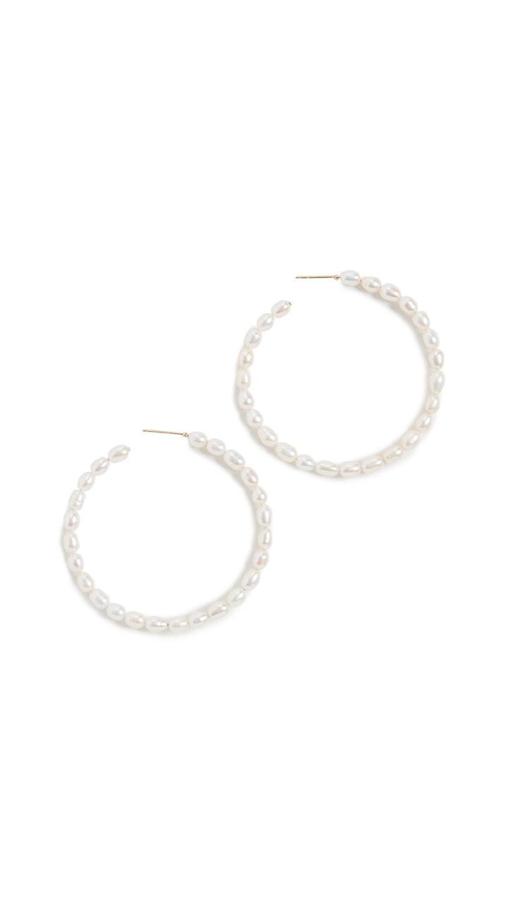 Loren Stewart Nina Hoop Earrings