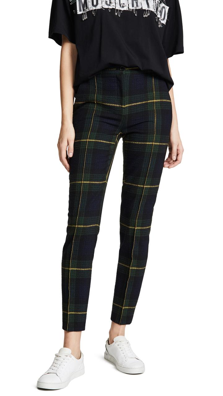 Boutique Moschino Plaid Pants