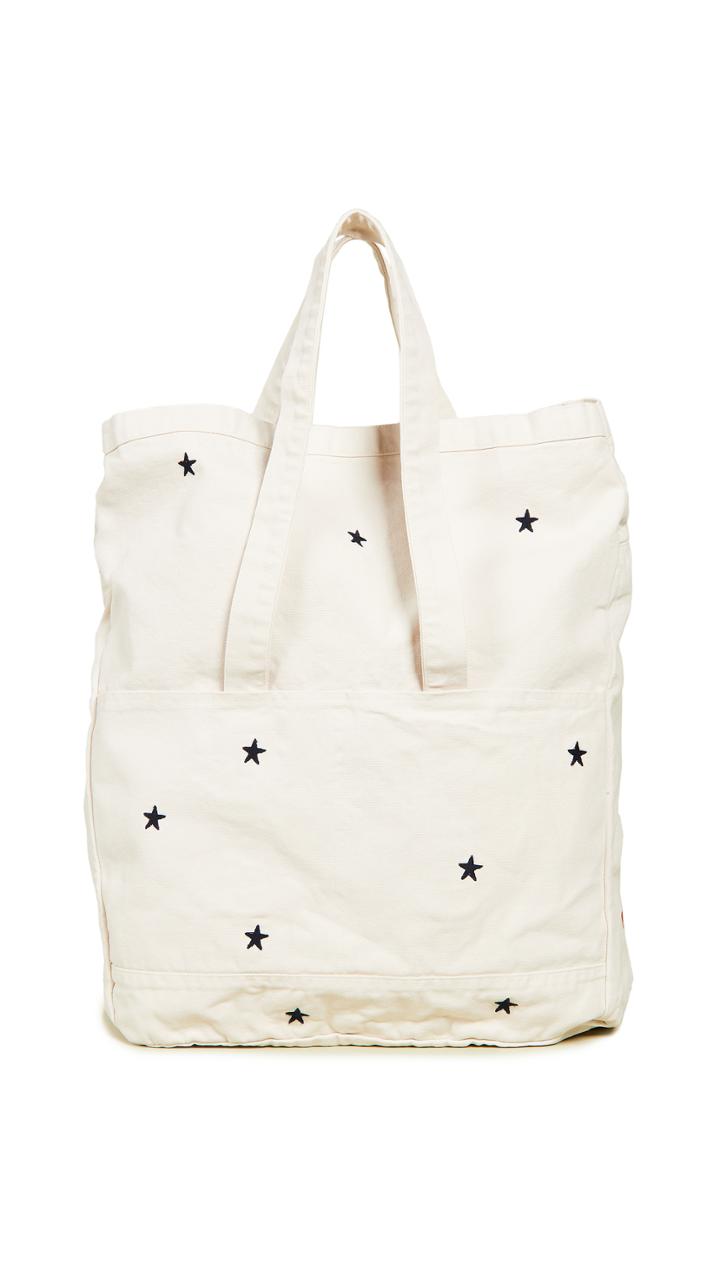 Sundry Hearts Stars Fold Over Tote