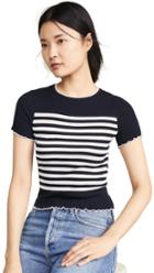 Autumn Cashmere Rib Breton Tee