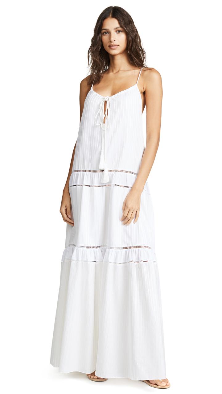 Jonathan Simkhai Drawstring Tank Dress