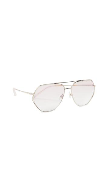 Linda Farrow Luxe Matthew Williamson X Linda Farrow Aviator Sunglasses