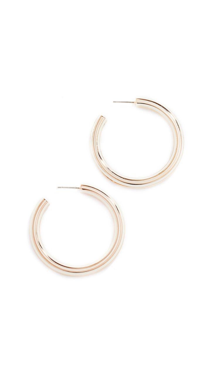 Tory Burch T Stretch Hoop Earrings