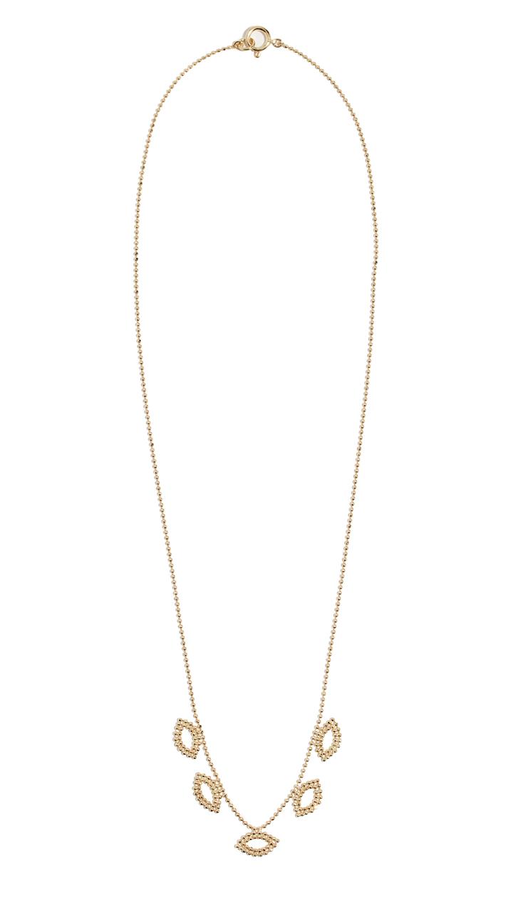 Lucy Folk Golden Eye Necklace
