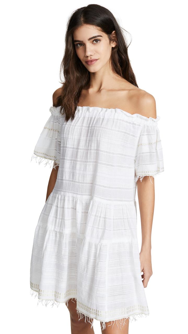 Lemlem Kelali Off Shoulder Dress