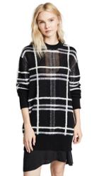 Mcq Alexander Mcqueen Patched Check Tunic Sweater