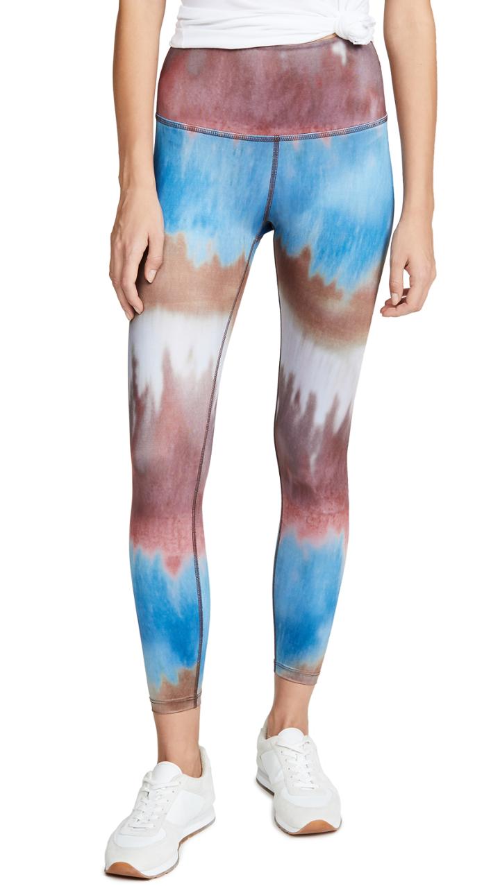 Beyond Yoga Stripe Lux Mantra High Waisted Leggings