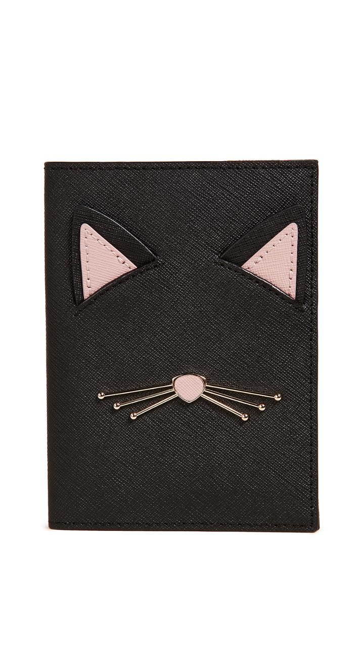 Kate Spade New York Cat S Meow Passport Holder