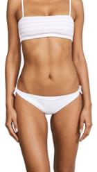 Kisuii High Waist Bottoms With Smocked Band