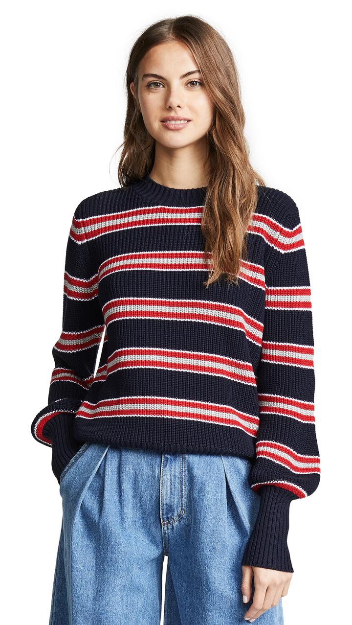 The Fifth Label Defense Stripe Knit Sweater