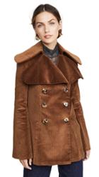 A W A K E Mode Dorian Brown Corduroy Jacket