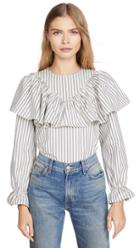 Alexa Chung Frill Top