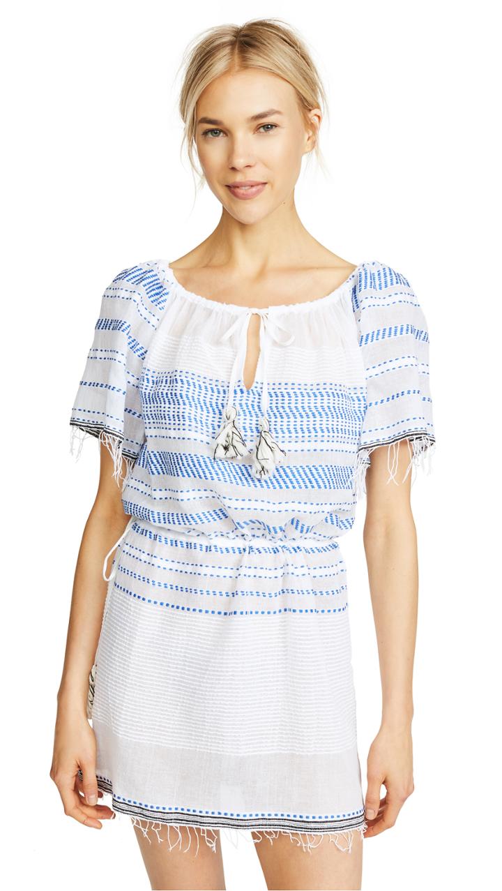 Lemlem Tiki Drawstring Cover Up