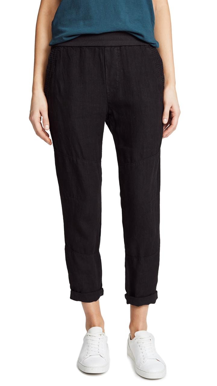 James Perse Patched Pull On Pants