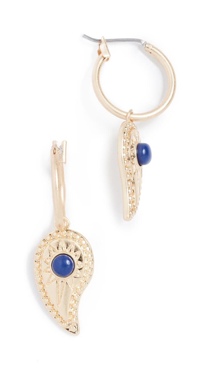 Rebecca Minkoff Paisley Mini Hoop Earrings