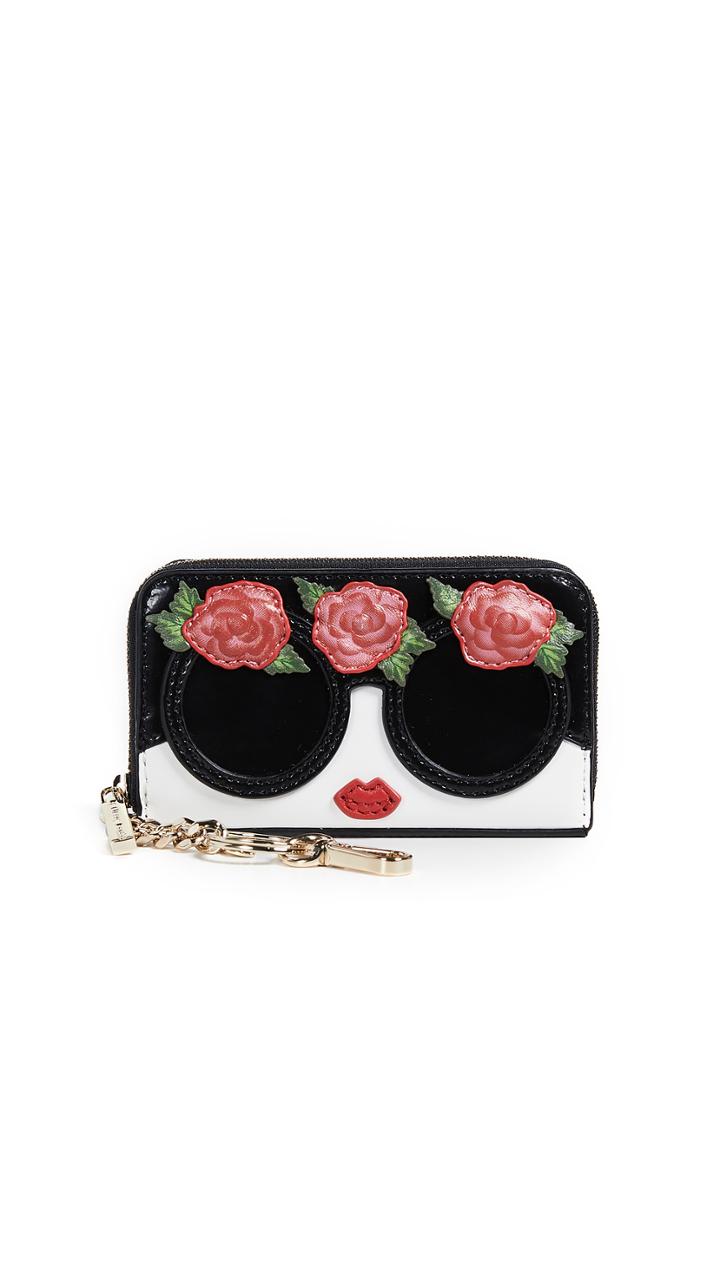 Alice Olivia Avril Stace Face Wallet With Flowers