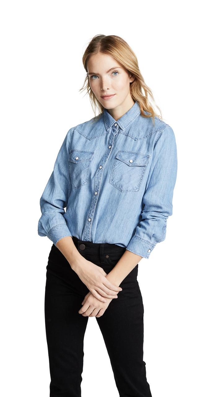 Rails Renee Raw Chambray Shirt