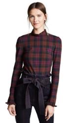 Philosophy Di Lorenzo Serafini Check Mock Neck Top