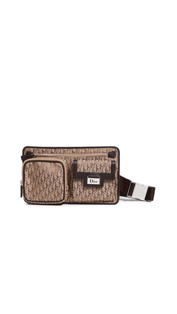 What Goes Around Comes Around Dior Canvas Waist Pouch