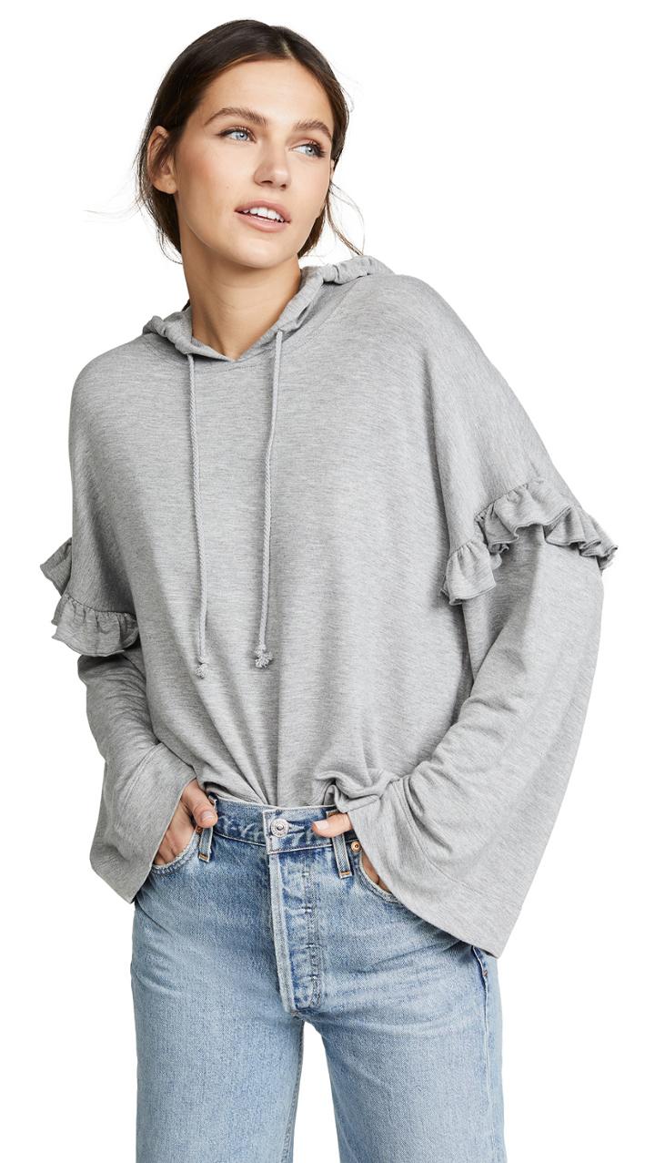 Bb Dakota She S A Mystery Ruffle Hoodie