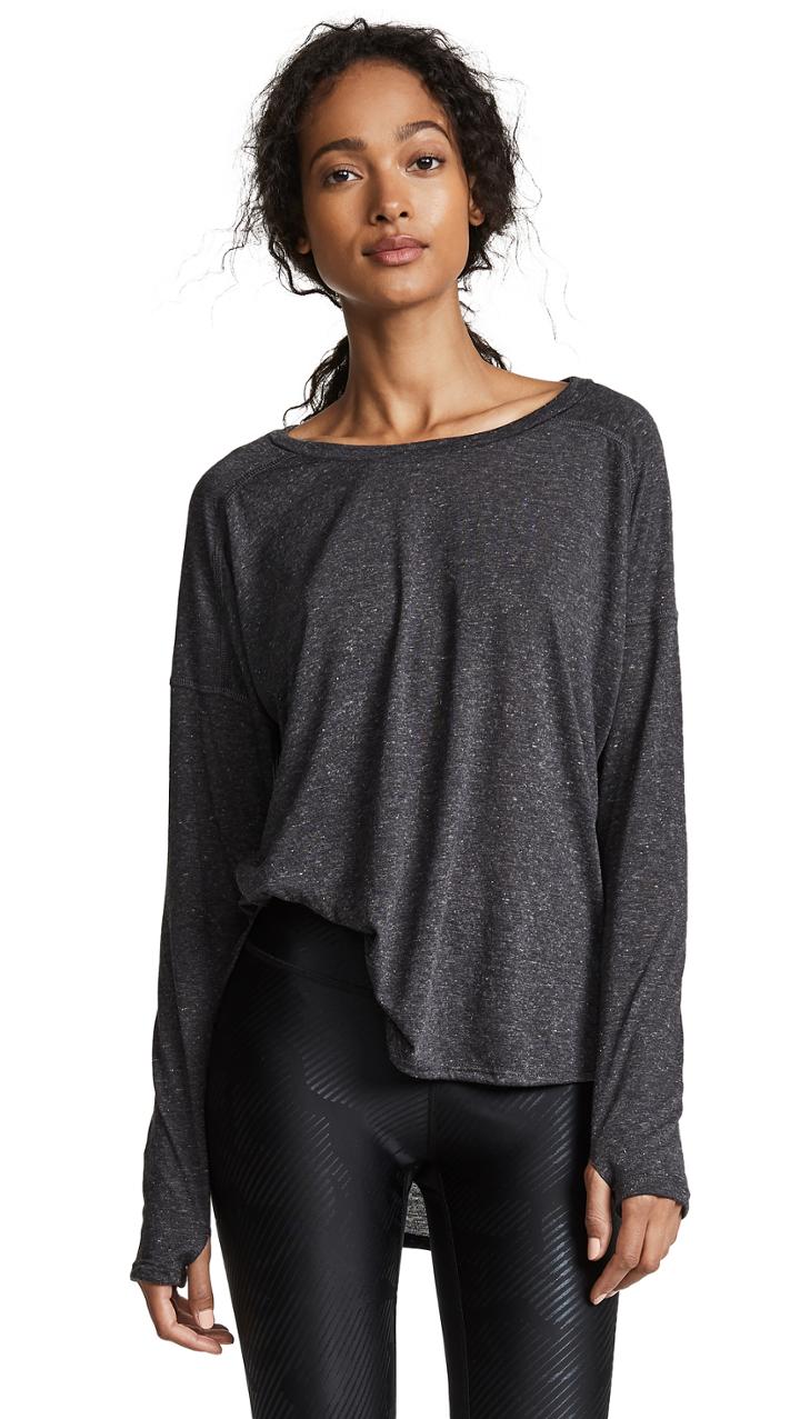 Terez High Low Long Sleeve Tee