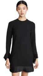 Victoria Victoria Beckham Pleat Detail Shift Dress