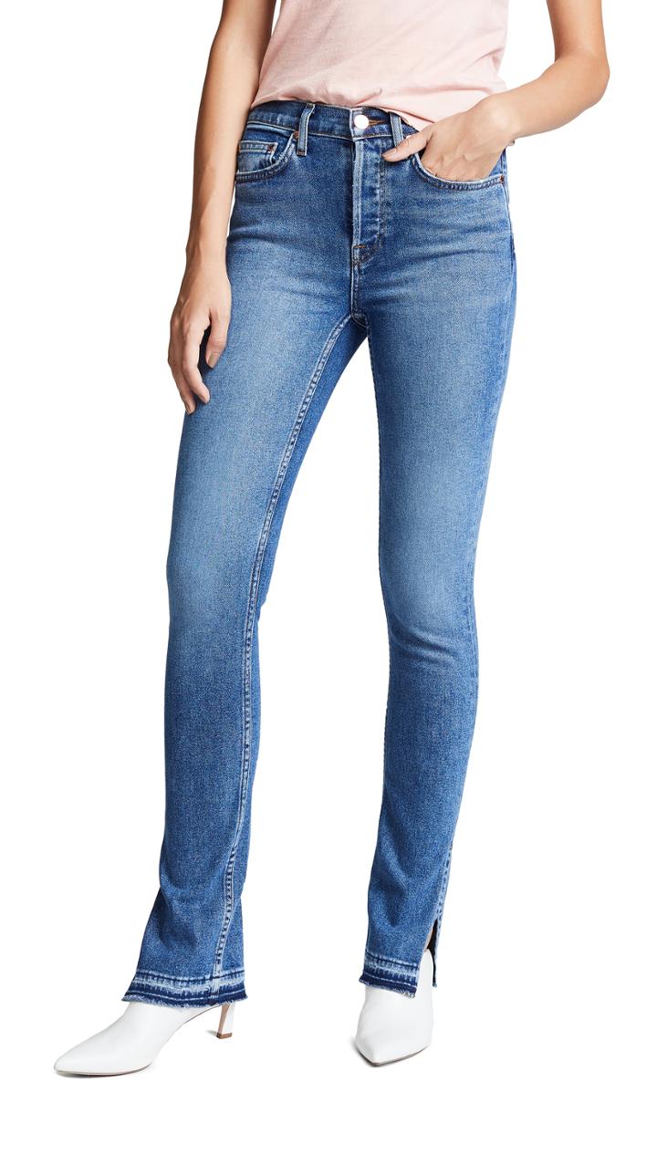 Cotton Citizen High Split Jeans