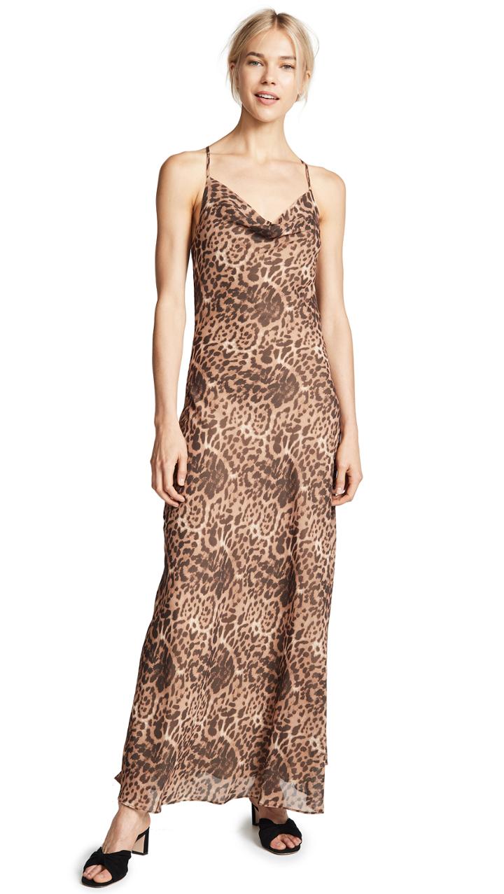 Vetiver Cowl Neck Dress