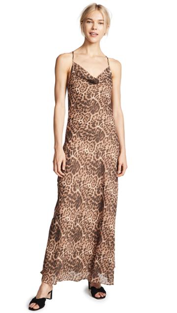 Vetiver Cowl Neck Dress