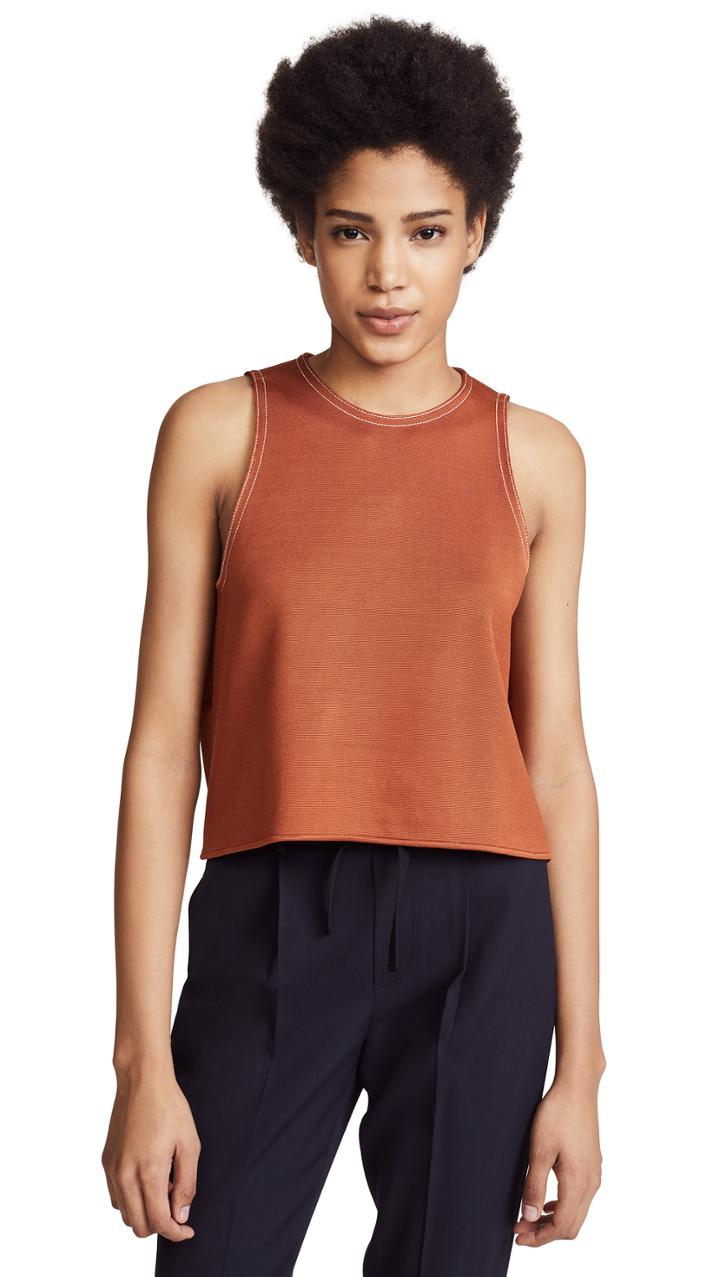 Tibi Cropped Tank