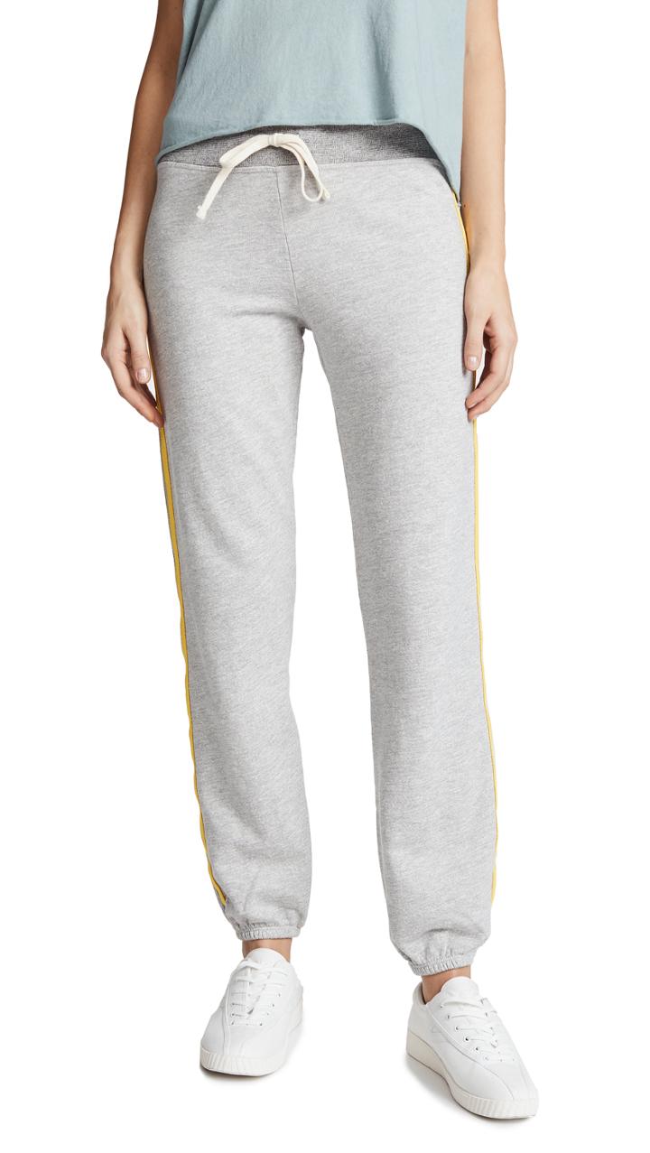 Sundry Basic Sweatpants With Stripes