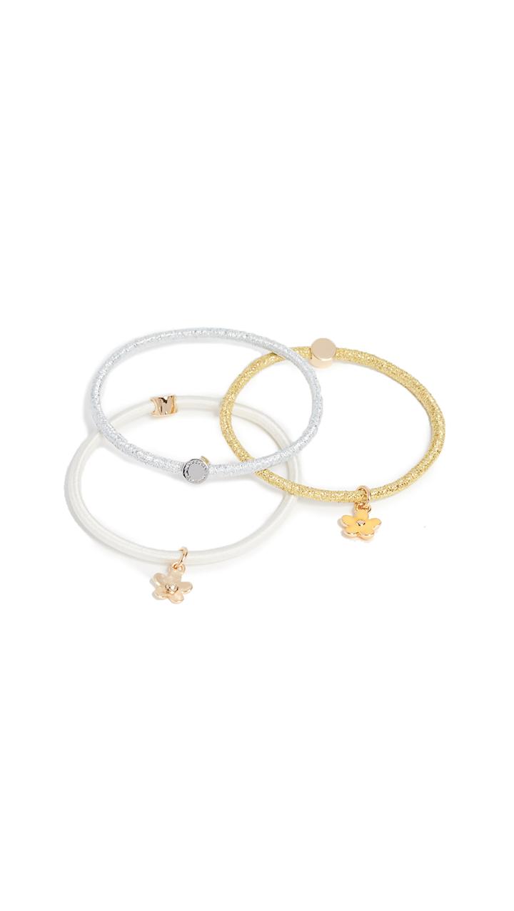 Marc Jacobs Daisy Skinny Pony Hair Ties