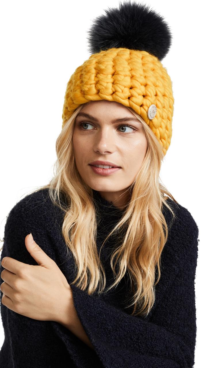 Mischa Lampert Beanie Pomster Hat