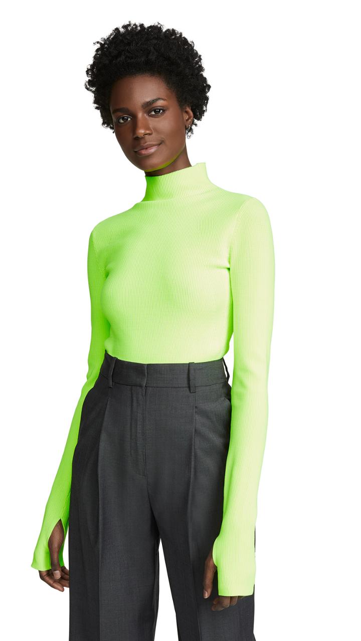 Helmut Lang Mock Neck Pullover