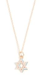 Alison Lou 14k Diamond Star Of David Shadow Necklace