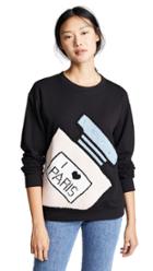 Michaela Buerger I Love Paris Perfume Bottle Sweatshirt