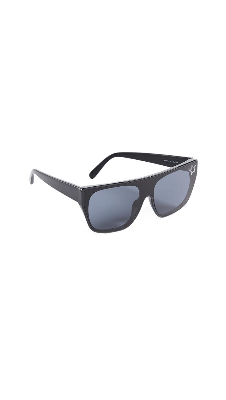 Stella Mccartney Rectangular Sunglasses With A Masked Lens