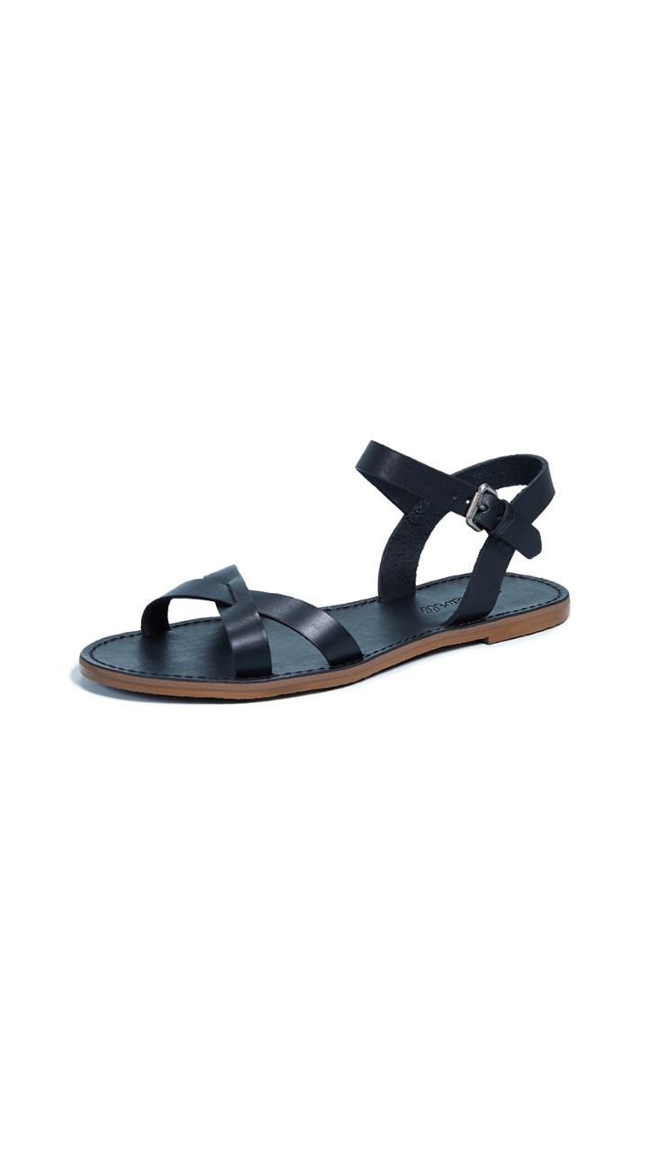 Madewell The Boardwalk Crisscross Sandals