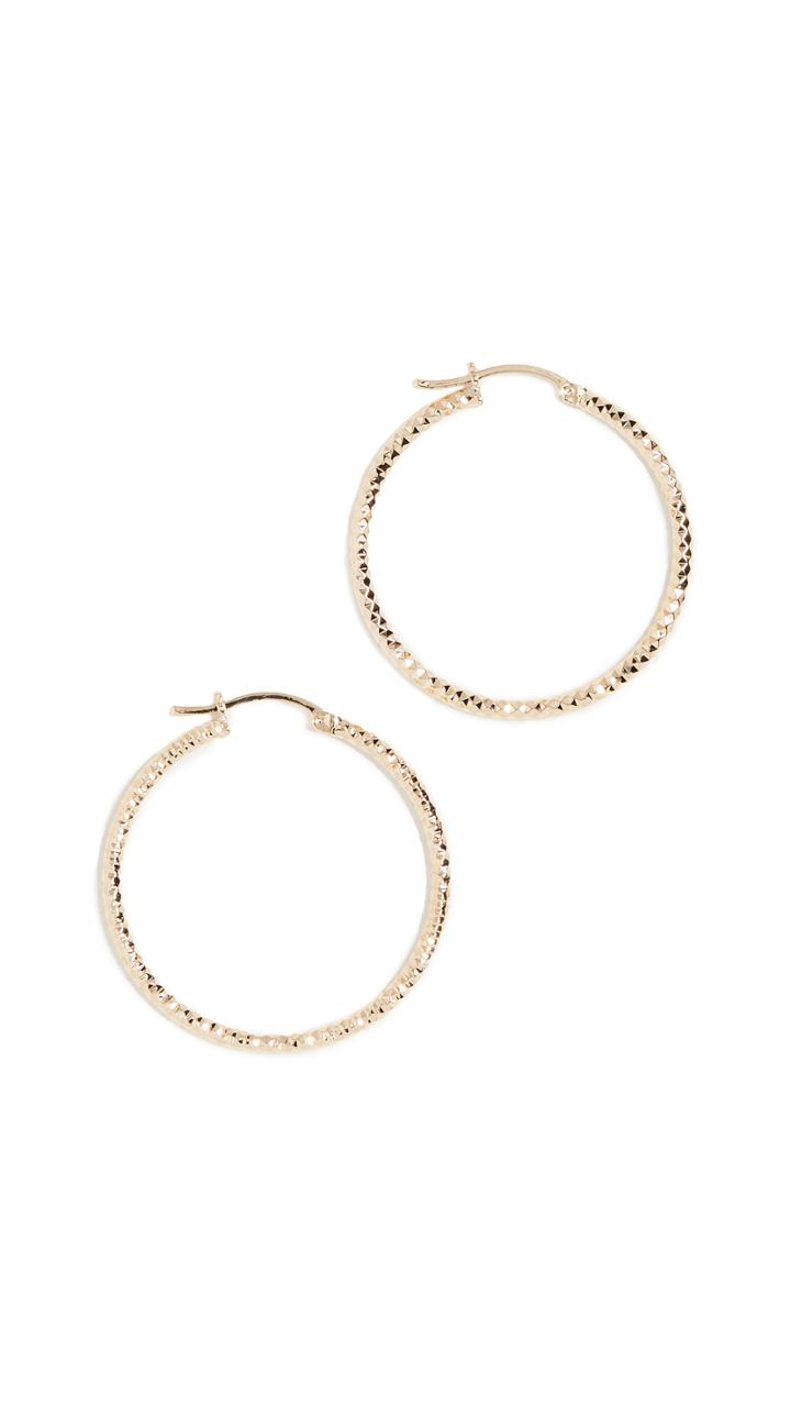 Shashi Vegas Hoop Earrings