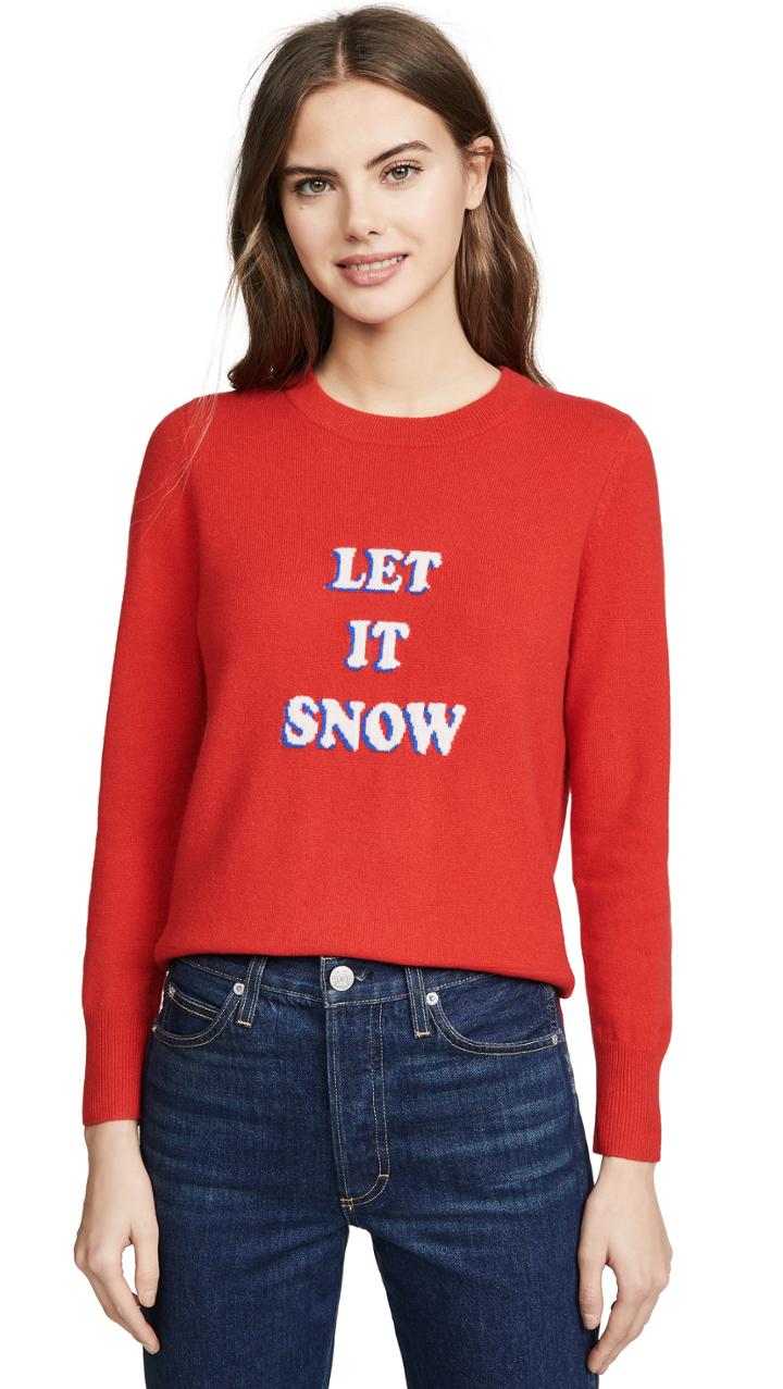South Parade Let It Snow Cashmere Sweater