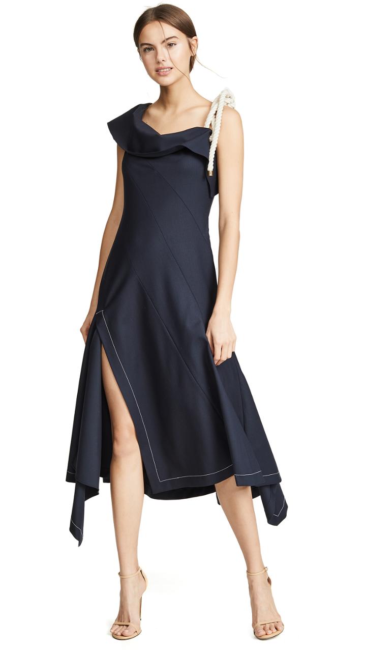 Monse Flap Shoulder Dress