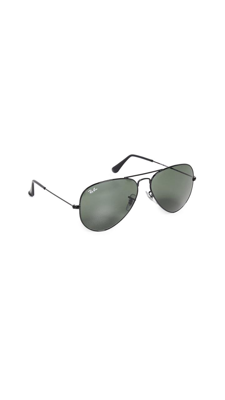 Ray Ban Rb3025 Oversized Classic Aviator Polarized Sunglasses