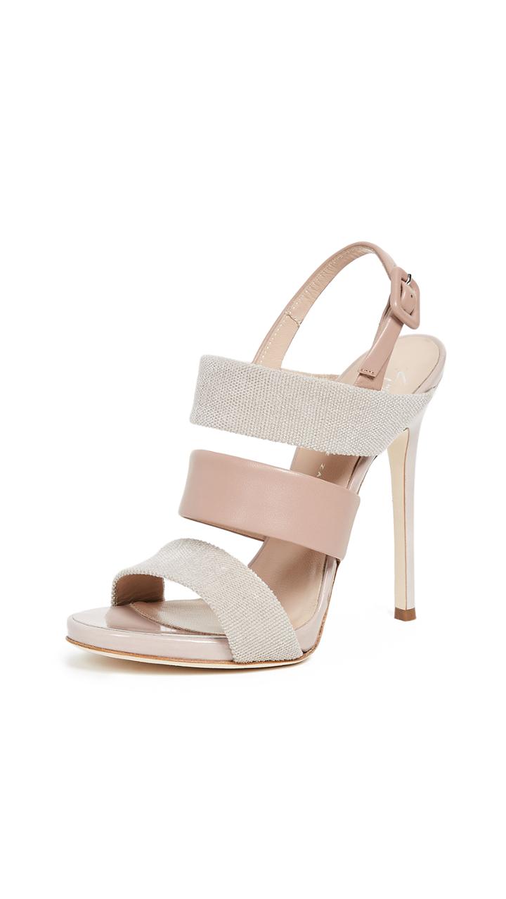 Giuseppe Zanotti 3 Strap Sandal Pumps
