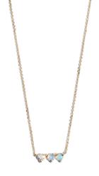 Wwake 14k Three Points Necklace