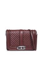 Rebecca Minkoff Chevron Quilted Small Love Crossbody Bag