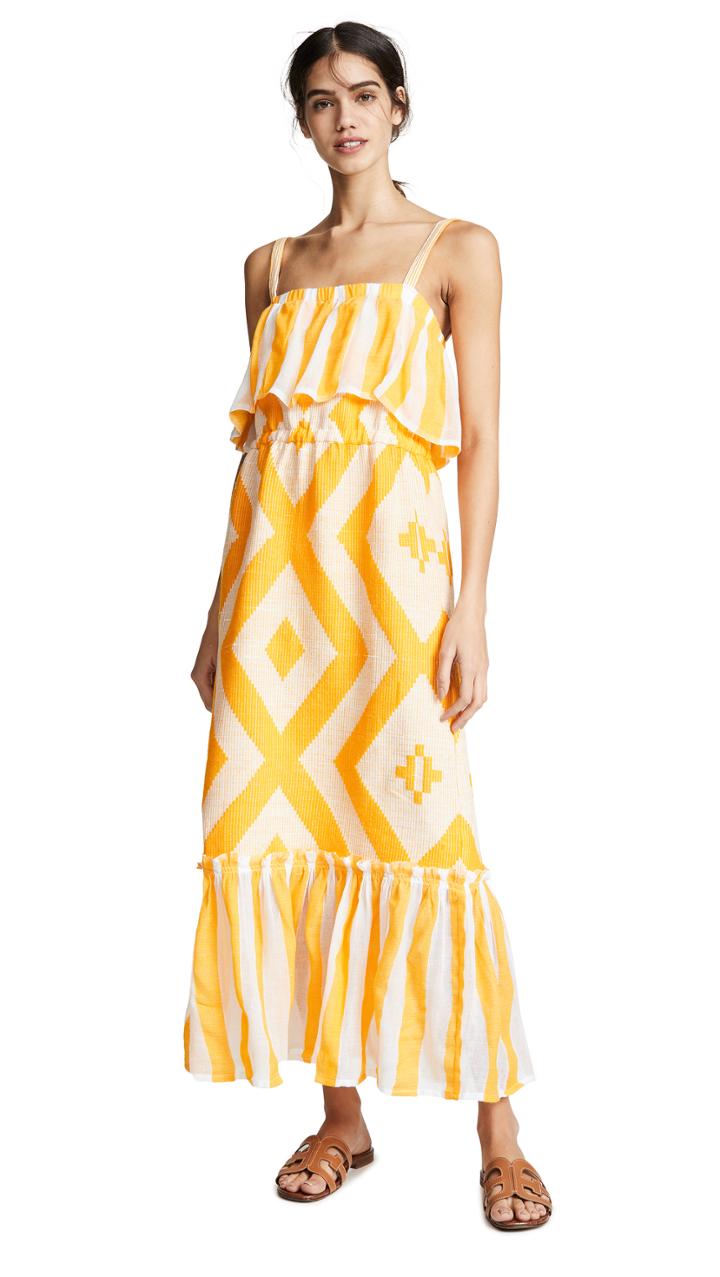 Lemlem Biruhi Long Tier Dress