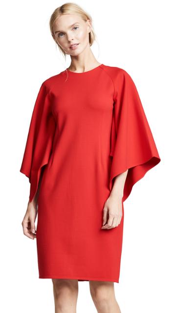 Rhie Draped Sleeve Dress