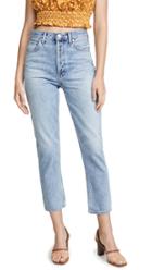 Agolde Double Pocket Riley High Rise Cropped Jeans