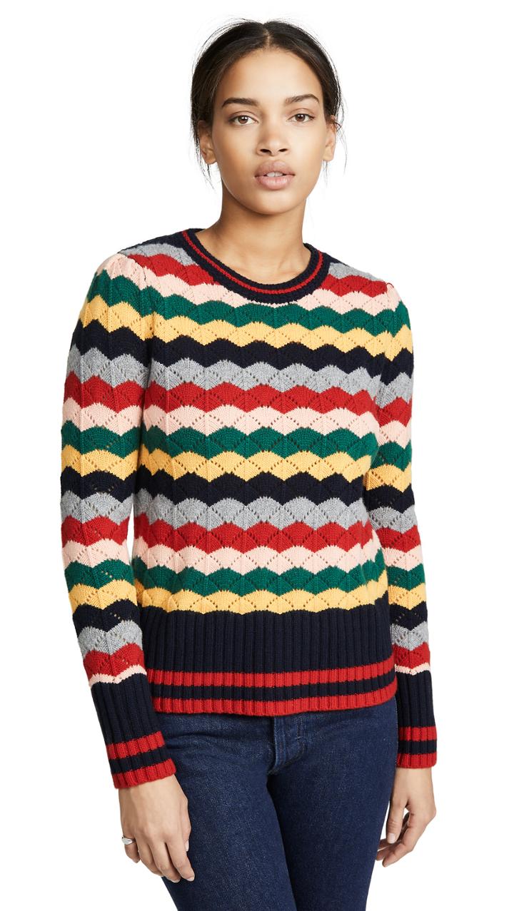 Chinti And Parker Chevron Sweater